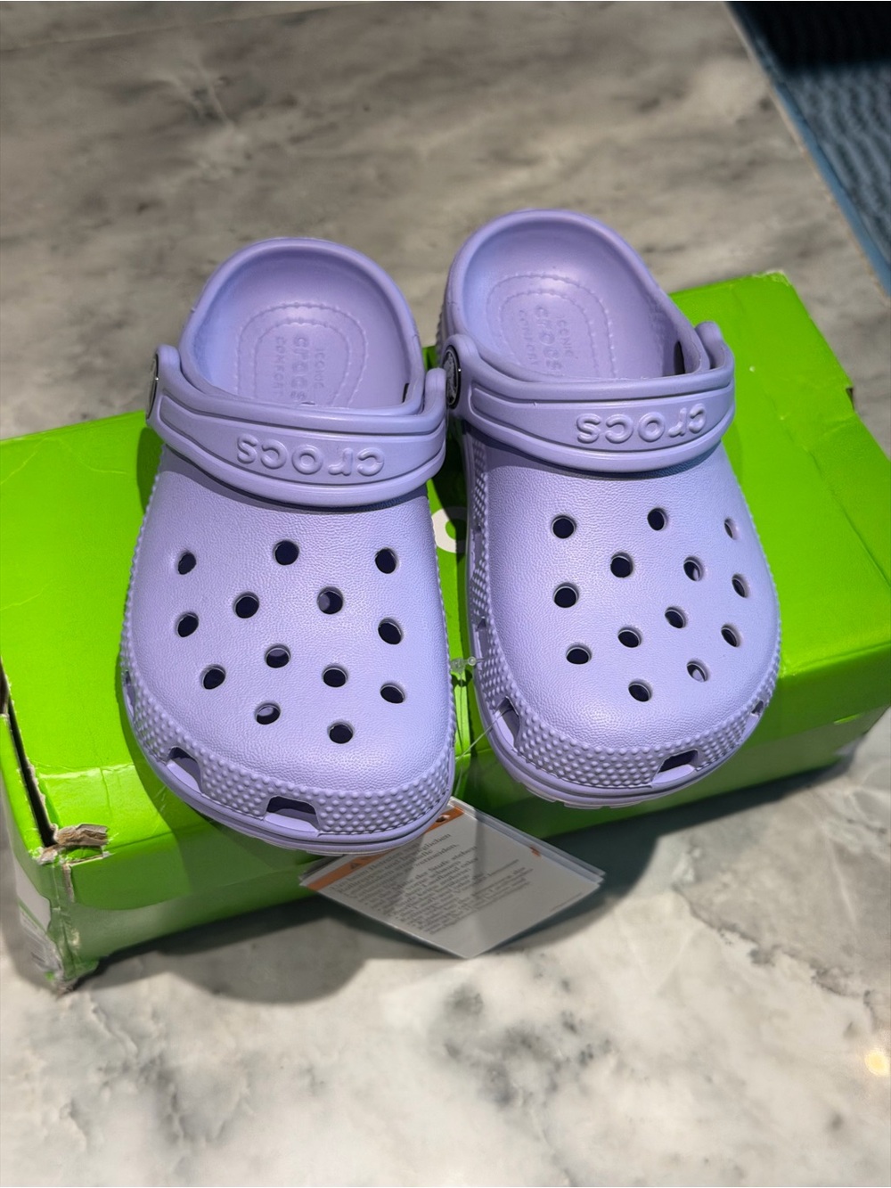CROCS Kids Classic Clog in Lavender Purple